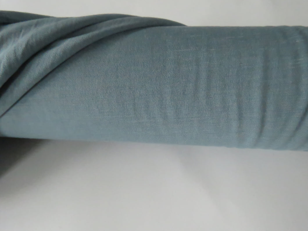 1.18m Schooner Blue 85% merino 15% corespun nylon jersey knit 120g 155cm- precut