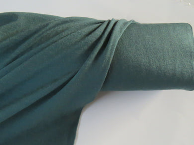 2.8m Sherwood Forest Green 85% merino 15% core spun nylon 150g jersey knit -165cm - precut as longest piece left