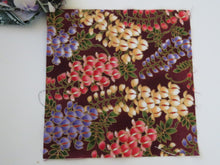Load image into Gallery viewer, 5 mixed pieces 5 x 7 inches  100% cotton.