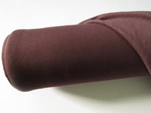 Load image into Gallery viewer, 1m Toasty brown  brushed back sweatshirt fabric 38% merino 54% polyester 8% elastane 280g 160cm wide