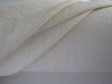 Load image into Gallery viewer, 77cm Maryland Cream 100% merino wool jersey knit fabric 170g- precut piece