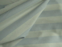 Load image into Gallery viewer, 1m Blue Stripe 95% Organic cotton 5% spandex stretch knit fabric 170cm