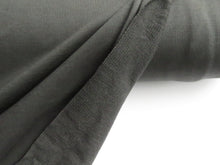 Load image into Gallery viewer, 1.5m Rockton Dark Grey 43% Merino 44% Tencil 6% elastane 7% Nylon Sweatshirting 260g 180cm wide