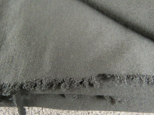 1.32m Black Danish 98% Merino 2% elastane Sweatshirting  with terry backing 255g