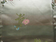 Load image into Gallery viewer, 1.7m long x 74cm wide Champagne Chinese brocade with floral print