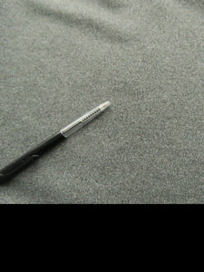 Save - 1.5m Stirling Charcoal 38% merino 54% polyester 8% elastane BRUSHED back sweatshirt- has dye flaw Please message to order if error on checkout.