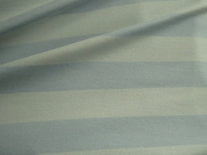 1m Blue Stripe 95% Organic cotton 5% spandex stretch knit fabric 170cm