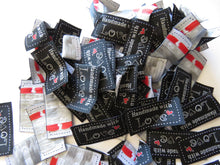 Load image into Gallery viewer, 50 Black Handmade with Love Labels 45 x 23mm approx.