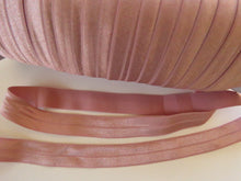 Load image into Gallery viewer, 10m Dusty Pink 15mm fold over elastic-  foldover FOE elastic