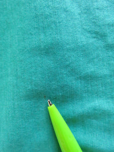 60cm Seafoam Green 87% merino 13% nylon corespun merino 150g 155cm- has a few tiny brown dots