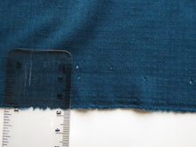 Load image into Gallery viewer, SALE 25% off as slight reduced width- 1m Brewston Dark teal 75% Merino Polyester 230g Knit- selvage flaw - precut length