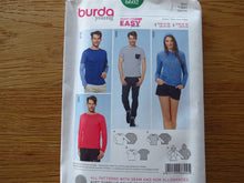 Load image into Gallery viewer, Burda  6602 T Shirt , Baselayer Hoodie Pattern for Men and Ladies