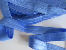 Load image into Gallery viewer, 1m Wisteria Blue Fold over elastic foldover FOE 15mm