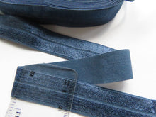 Load image into Gallery viewer, 10m Light Navy 20mm Fold over elastic FOE elastic Foldover