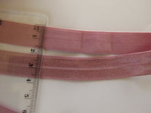 Load image into Gallery viewer, 10m Dusty Pink 15mm fold over elastic-  foldover FOE elastic