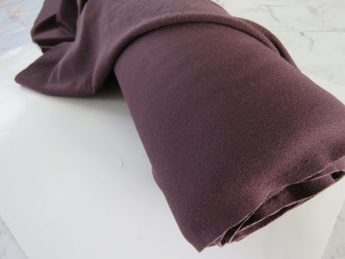 1.5m Rodeo Brown 38% Merino 44% Polyester 16% elastane 250g sweatshirt fabric 170cm wide- precut piece