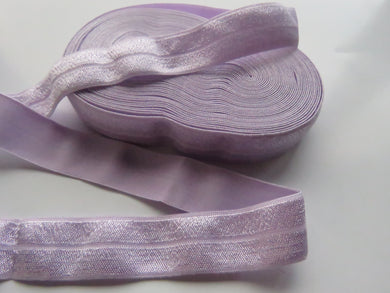 5m Light Orchid 20mm Fold over elastic FOE elastic Foldover