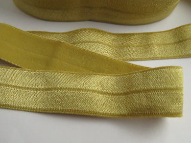 5m Dijon Gold 20mm fold over elastic foldover FOE