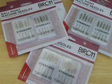 Load image into Gallery viewer, 10 Ball Point Machine Needles 70, 80, 90 and 100- Birch Creative