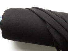 Load image into Gallery viewer, 2m Vader Black Interlock 95% Merino 5% spandex 230g  140cm wide-precut length