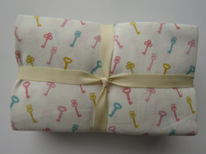 Magical Unicorn Fabric Bundle of 5 Fat Quarters. Mixed prints- 100% cotton. 50 x 52cm per piece