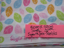 Load image into Gallery viewer, 80cm Coloured leaf Sugar and Spice 100% cotton 112cm wide
