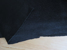 Load image into Gallery viewer, 1.5m Boston Black 56% merino 44% polypropylene 225g-Honeycomb back for moisture wicking