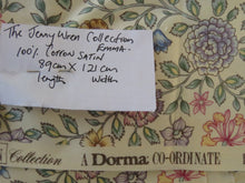 Load image into Gallery viewer, Jenny Wren Collection 100% cotton satin. 89cm long  x 121cm wide