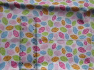 80cm Coloured leaf Sugar and Spice 100% cotton 112cm wide