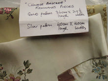 Load image into Gallery viewer, 2 pieces Chinese brocade Gold 36cm x 29.5cm Silver 40cm x 40cm
