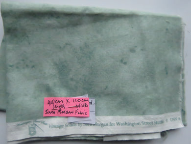 40cm long x 110cm wide green Vintage Solids by Sara Morgan for Washington St Studio print 100% cotton