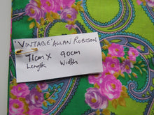 Load image into Gallery viewer, 71cm Vintage Allan Robison cotton paisley floral print 90cm wide