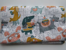 Load image into Gallery viewer, Doggy Day Out Fabric Bundle of 5 Fat Quarters. Mixed prints- 100% cotton. 50 x 52cm per piece