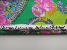 Load image into Gallery viewer, 71cm Vintage Allan Robison cotton paisley floral print 90cm wide
