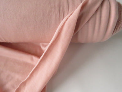 1.5m Blossom Pink 85% merino 15% core spun nylon 120g jersey knit -158cm- precut