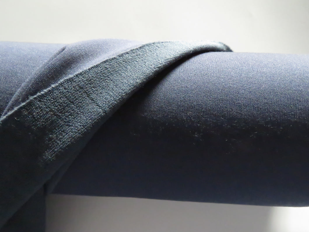 1.5m Edentown Grey 38% Merino 46% Polyester 16% elastane 250g sweatshirt fabric 175cm wide- extra wide width