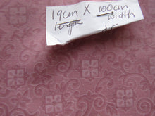 Load image into Gallery viewer, 19cm Pink printed 100% cotton fabric 100cm wide