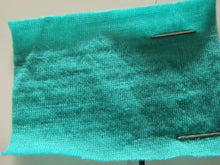 Load image into Gallery viewer, 60cm Seafoam Green 87% merino 13% nylon corespun merino 150g 155cm- has a few tiny brown dots