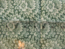 Load image into Gallery viewer, Green floral print Fat quarter quilting patchwork fabric- 100% cotton