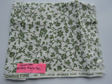 Load image into Gallery viewer, 26cm long x 70cm wide green floral &quot;Christine&quot; Maurice Kain print 100% cotton