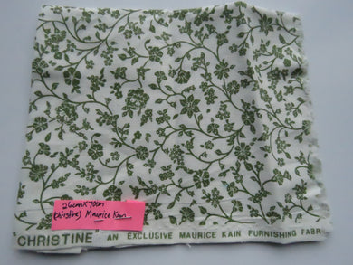 26cm long x 70cm wide green floral 