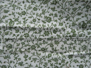 26cm long x 70cm wide green floral "Christine" Maurice Kain print 100% cotton