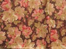 Load image into Gallery viewer, 1/8th yard Approx. 56cm x 23cm Rose print  with beige and brown