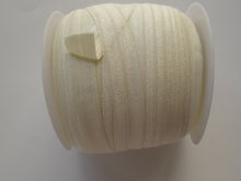 Load image into Gallery viewer, 5m Antique cream fold over elastic 15mm wide foldover