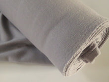 Load image into Gallery viewer, 2m Virginia Pale grey 52% merino 47% polyester interlock 160cm 220g- warm and snuggly as double knit- precut