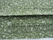 Load image into Gallery viewer, 26cm long x 114cm wide green floral &quot;Cheryl&quot; print 100% cotton