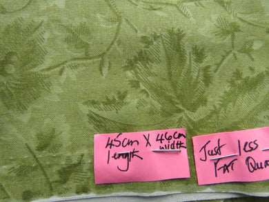 45cm long x 46cm wide Chartreuse green floral print 100% cotton