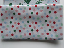 Load image into Gallery viewer, Ho! Ho! Ho! Christmas Fabric Bundle of 5 Fat Quarters. Mixed prints- 100% cotton. 50 x 52cm per piece