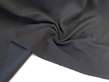 Load image into Gallery viewer, Offcut 44cm L x 74cm W Arkham Black 48% merino 52% polyester 160g sports knit