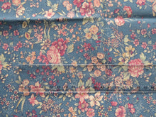 Load image into Gallery viewer, 26cm Blue with pink Jaon Kessler for Concord Fabrics print 84cm wide